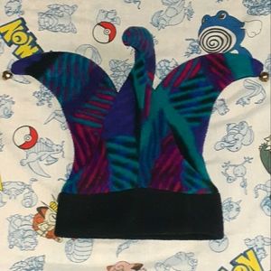 90s The Mews Polartec Fleece Jester Winter Hat Ski Skiing Snowboarding Vintage